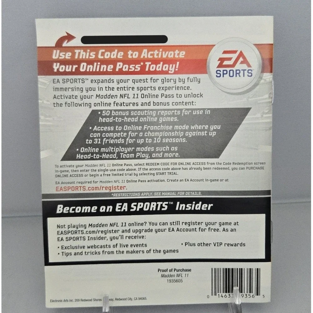 Madden NFL 11 (Sony PS3, 2010) Complete in Box‎ CIB Authentic TESTED
